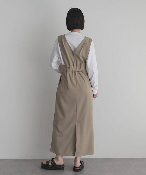 GARAGE OF GOOD CLOTHING(ガレージオブグッドクロージング)の「ジャンパースカート(ジャンパースカート・レディース・ベージュ/ブラック/グレイッシュベージュ・36/38)」の13枚目の写真