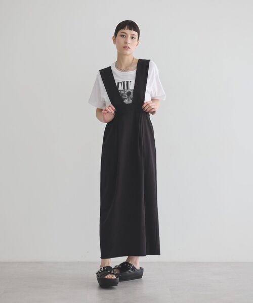 GARAGE OF GOOD CLOTHING(ガレージオブグッドクロージング)の「ジャンパースカート(ジャンパースカート・レディース・ベージュ/ブラック/グレイッシュベージュ・36/38)」の15枚目の写真