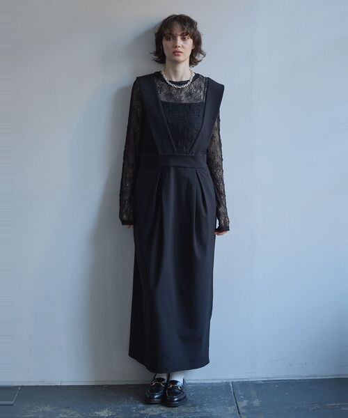 GARAGE OF GOOD CLOTHING(ガレージオブグッドクロージング)の「ジャンパースカート(ジャンパースカート・レディース・ベージュ/ブラック/グレイッシュベージュ・36/38)」の21枚目の写真