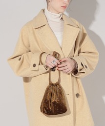 GEORGE'S（ジョージズ）の「ベロア巾着バッグ（ショルダーバッグ）」