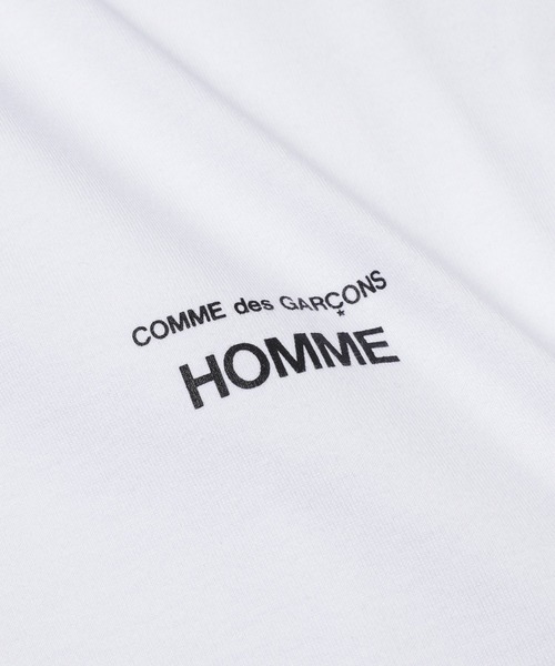 COMME des GARCONS HOMME（コム デ ギャルソン・オム）の「COTTON PLAIN LOGO T-SHIRTS（Tシャツ/カットソー・メンズ・グレー/ブラック/ホワイト/ネイビー・XL/L/M/S）」の5枚目の写真