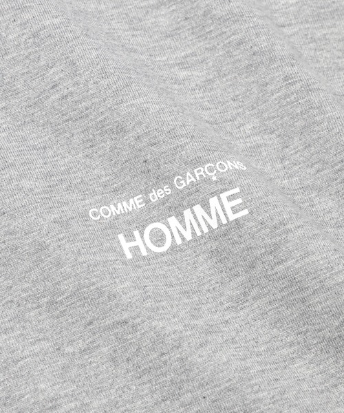 COMME des GARCONS HOMME（コム デ ギャルソン・オム）の「COTTON PLAIN LOGO T-SHIRTS（Tシャツ/カットソー・メンズ・グレー/ブラック/ホワイト/ネイビー・XL/L/M/S）」の6枚目の写真