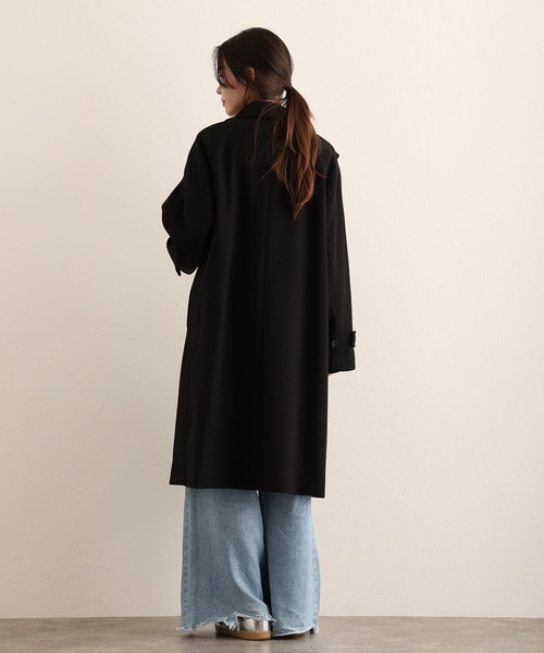 ElegChic(エレグシック)の「フェイクウールコート(モッズコート・レディース・グレー/ブラック/アイボリー/モカ・M/L)」の14枚目の写真