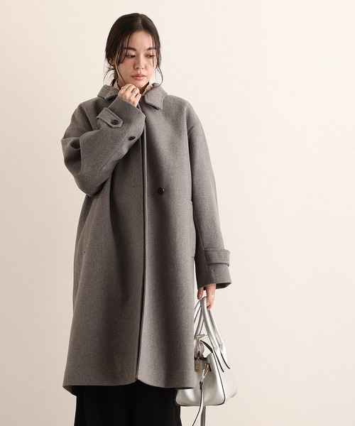 ElegChic(エレグシック)の「フェイクウールコート(モッズコート・レディース・グレー/ブラック/アイボリー/モカ・M/L)」の18枚目の写真