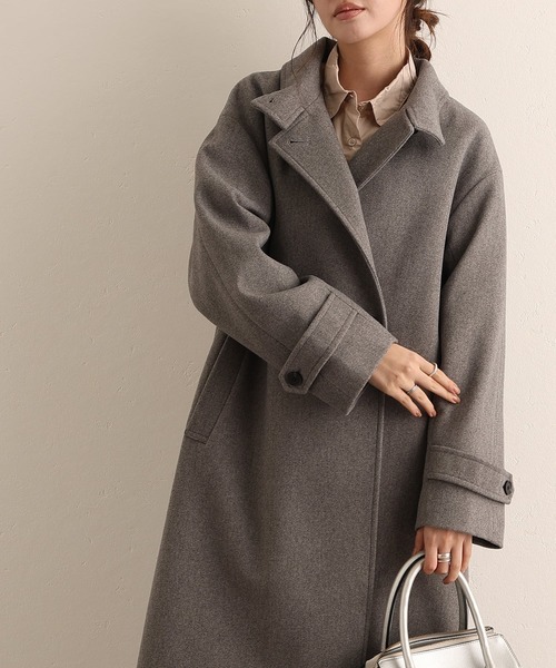 ElegChic(エレグシック)の「フェイクウールコート(モッズコート・レディース・グレー/ブラック/アイボリー/モカ・M/L)」の19枚目の写真