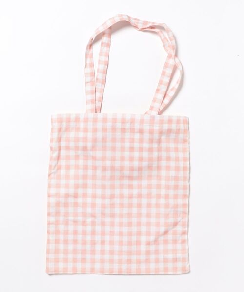 Cath Kidston(キャスキッドソン)の「リボントートバッグ Painted Gingham(トートバッグ・レディース・ピンク・FREE)」の9枚目の写真