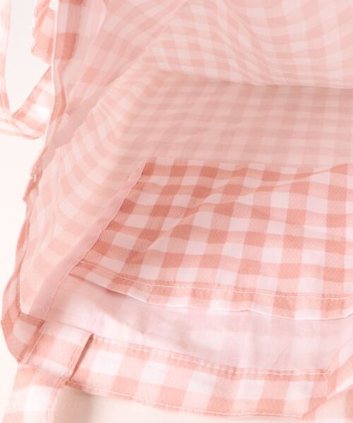 Cath Kidston(キャスキッドソン)の「リボントートバッグ Painted Gingham(トートバッグ・レディース・ピンク・FREE)」の11枚目の写真