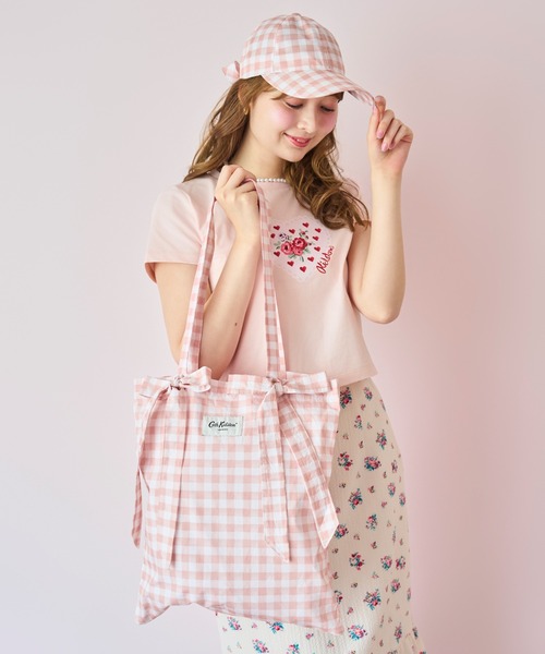 リボントートバッグ Painted Gingham（トートバッグ）｜Cath Kidston