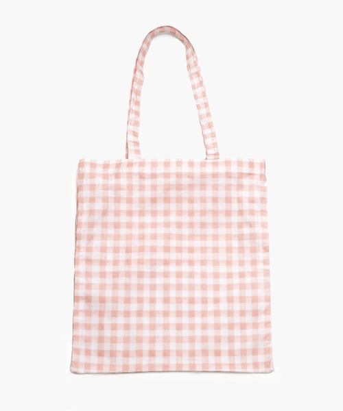 Cath Kidston(キャスキッドソン)の「リボントートバッグ Painted Gingham(トートバッグ・レディース・ピンク・FREE)」の7枚目の写真