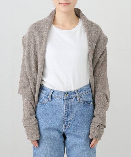 FRAMeWORK（フレームワーク）の「LAUREN MANOOGIAN COCOON（カーディガン/ボレロ・レディース・グレー・FREE）」の5枚目の写真