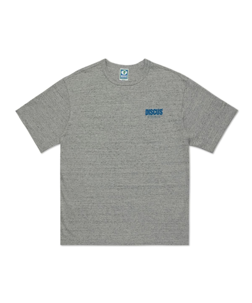 DISCUS ATHLETIC(ディスカス アスレチック)の「スーパー ヘビーウェイト レギュラーフィット ロゴ Tシャツ ヘザーグレー(Tシャツ/カットソー・レディース・その他・MEDIUM/SMALL/LARGE)」の2枚目の写真