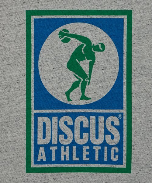 DISCUS ATHLETIC(ディスカス アスレチック)の「スーパー ヘビーウェイト レギュラーフィット ロゴ Tシャツ ヘザーグレー(Tシャツ/カットソー・レディース・その他・MEDIUM/SMALL/LARGE)」の5枚目の写真