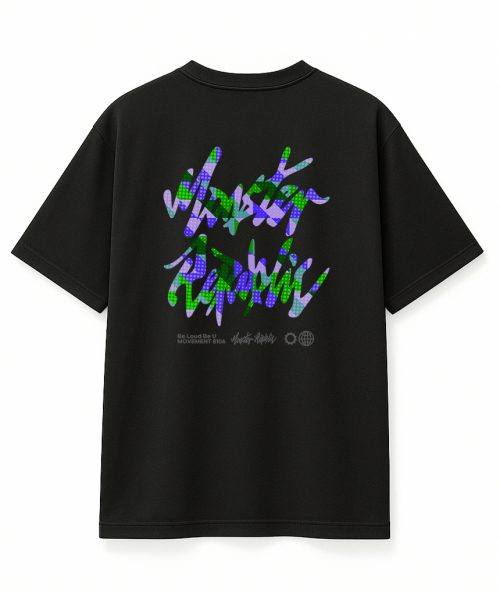 MONSTER REPUBLIC(モンスターリパブリック)の「ヴィンテージサークルロゴミックスブルーTシャツブラック_8106(Tシャツ/カットソー・レディース・その他・X-LARGE/SMALL/MEDIUM/LARGE)」の2枚目の写真