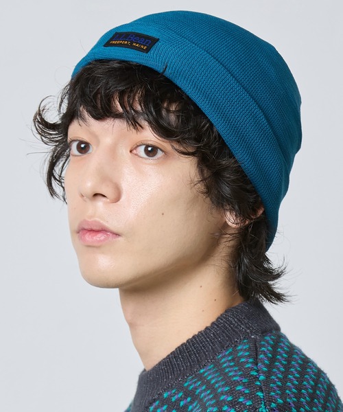 L.L.Bean(エルエルビーン)の「ウォーターレペレント・ツーウェイ・ニット・ビーニー(ニットキャップ/ビーニー・メンズ・ブラック/ブルー/ダークオレンジ/グリーン・LARGE)」の7枚目の写真