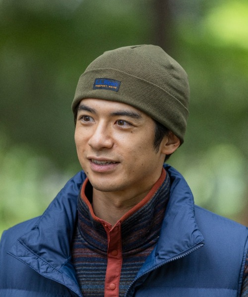 L.L.Bean(エルエルビーン)の「ウォーターレペレント・ツーウェイ・ニット・ビーニー(ニットキャップ/ビーニー・メンズ・ブラック/ブルー/ダークオレンジ/グリーン・LARGE)」の14枚目の写真