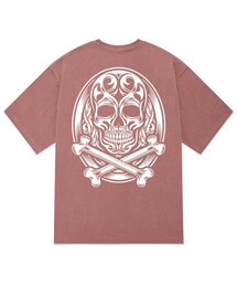 KTPP0021 ケルティックスカル ピグメント 半袖Tシャツ - ピンク