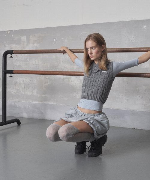 grove（グローブ）の「GRVR SPORTS_フリルニットベスト_GREY（ベスト・レディース・その他・FREE）」の5枚目の写真