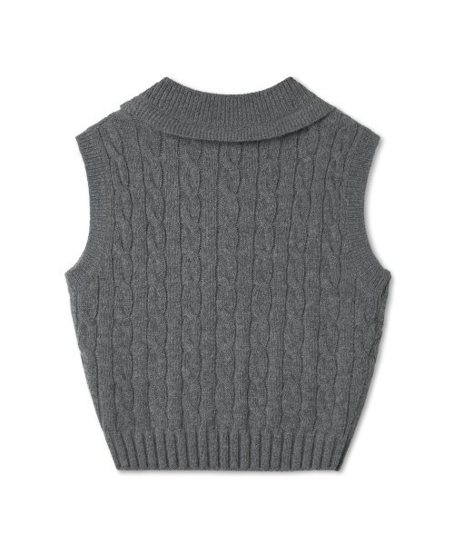 grove（グローブ）の「GRVR SPORTS_フリルニットベスト_GREY（ベスト・レディース・その他・FREE）」の8枚目の写真