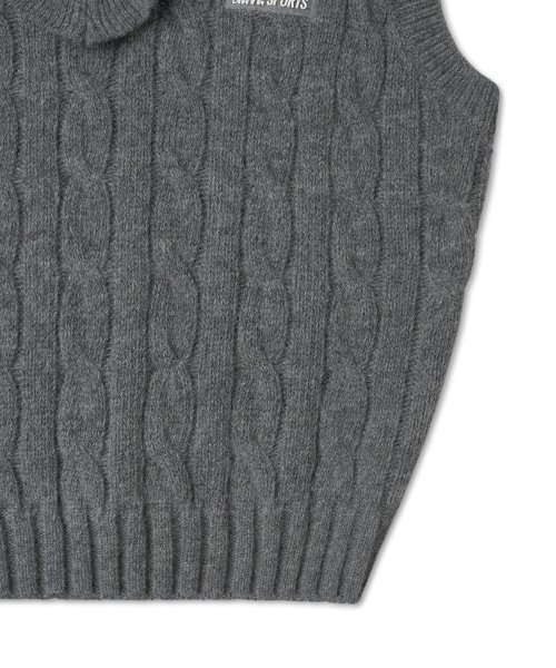 grove（グローブ）の「GRVR SPORTS_フリルニットベスト_GREY（ベスト・レディース・その他・FREE）」の11枚目の写真