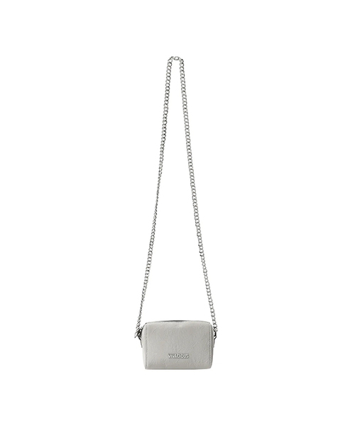Vivacious(ビバシャス)の「Foy Chain Mini Bag - 7COL(メッセンジャーバッグ・レディース・バーガンディー/ベージュ/ブラウン/グレー/ピンク/シルバー/ブラック・FREE)」の3枚目の写真
