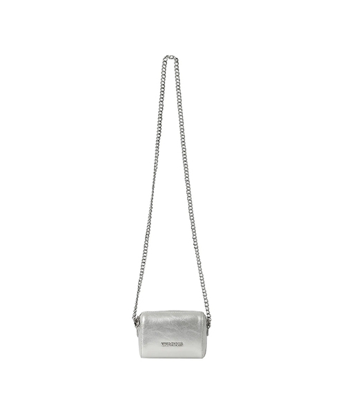 Vivacious(ビバシャス)の「Foy Chain Mini Bag - 7COL(メッセンジャーバッグ・レディース・バーガンディー/ベージュ/ブラウン/グレー/ピンク/シルバー/ブラック・FREE)」の1枚目の写真