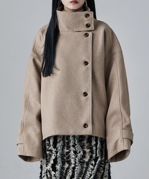 etoll.（エトル）の「スタンドカラーショートコート（ステンカラーコート）」