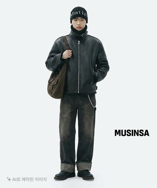 IDWS(アイドンワナセル)の「Mega Loop Hobo Bag Brown(メッセンジャーバッグ・レディース・その他・OS)」の2枚目の写真