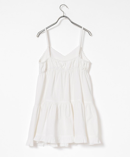 Honeys（ハニーズ）の「ミニティアードワンピース（ワンピース・レディース・ホワイト/ブラック・L/LL/M/S）」の13枚目の写真