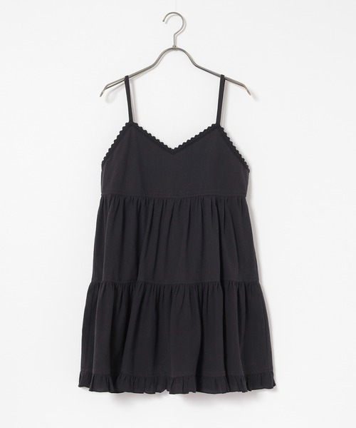 Honeys（ハニーズ）の「ミニティアードワンピース（ワンピース・レディース・ホワイト/ブラック・L/LL/M/S）」の15枚目の写真