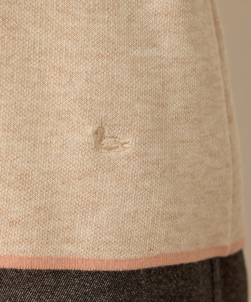 DECOY SINCE 1981(デコイシンスイチキュウハチイチ)の「ダブルフェイス配色ニットプルオーバー【洗える・大きいサイズあり】(ニット/セーター・レディース・サックスブルー/グレー/ベージュ・M/L/LL/3L/4L)」の19枚目の写真