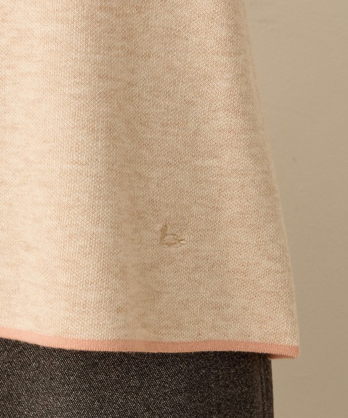 DECOY SINCE 1981(デコイシンスイチキュウハチイチ)の「ダブルフェイス配色ニットプルオーバー【洗える・大きいサイズあり】(ニット/セーター・レディース・サックスブルー/グレー/ベージュ・M/L/LL/3L/4L)」の20枚目の写真