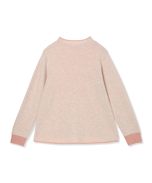 DECOY SINCE 1981(デコイシンスイチキュウハチイチ)の「ダブルフェイス配色ニットプルオーバー【洗える・大きいサイズあり】(ニット/セーター・レディース・サックスブルー/グレー/ベージュ・M/L/LL/3L/4L)」の22枚目の写真