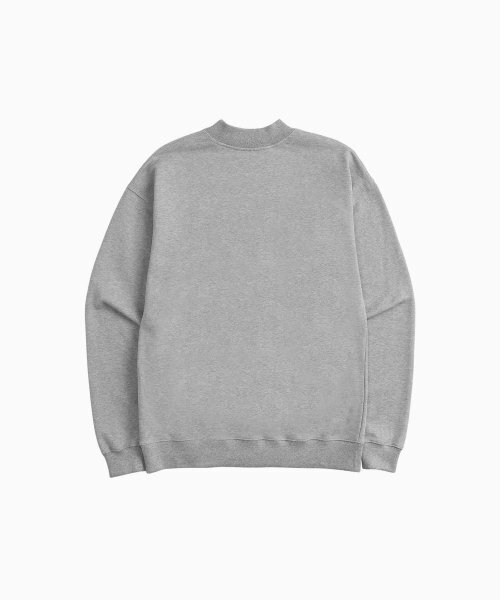 MENASOO(ミナス)の「UNISEX HERITAGE EMBLEM MOCK-NECK SWEATSHIRT MELANGE(スウェット・レディース・その他・FREE)」の7枚目の写真