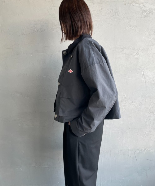 DANTON（ダントン）の「[DANTON/ダントン] ショート丈 ナイロンカバーオールジャケット（カバーオール・レディース・サンドベージュ/チャコールグレー・38）」の21枚目の写真