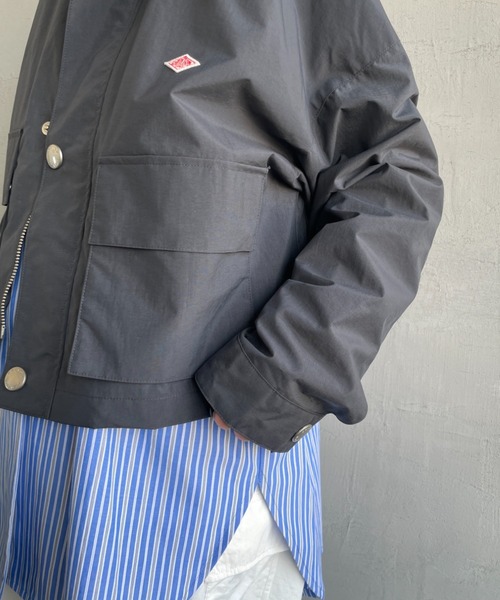 DANTON（ダントン）の「[DANTON/ダントン] ショート丈 ナイロンカバーオールジャケット（カバーオール・レディース・サンドベージュ/チャコールグレー・38）」の18枚目の写真