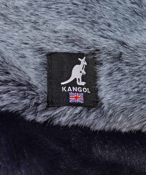 KANGOL(カンゴール)の「KANGOLスノートップファー配色スヌード(ネックウォーマー/スヌード・レディース・オフホワイト/ブラック/ネイビー・FREE)」の6枚目の写真