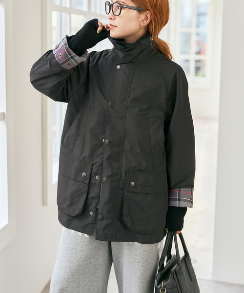 Spick & Span(スピックアンドスパン)の「Barbour/バブアー for Spick&Span 別注OS BEDALE *(その他アウター・レディース・カーキ/ブラック/ベージュ・FREE)」の7枚目の写真