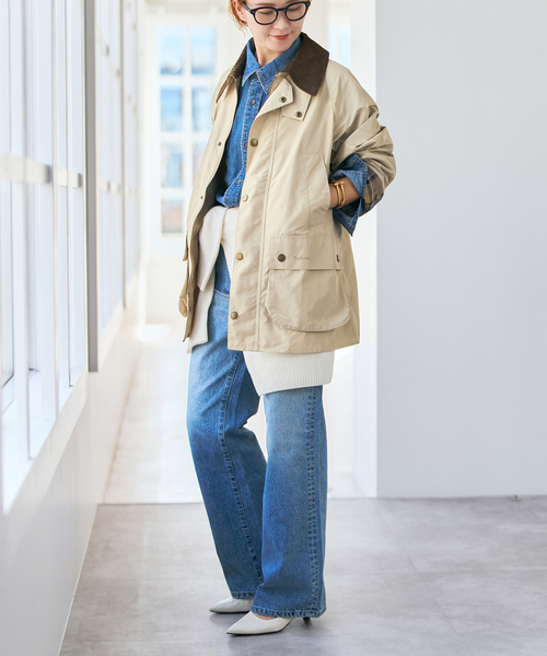 Spick & Span(スピックアンドスパン)の「Barbour/バブアー for Spick&Span 別注OS BEDALE *(その他アウター・レディース・カーキ/ブラック/ベージュ・FREE)」の19枚目の写真