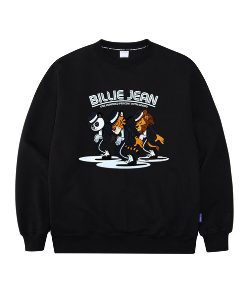 OHPxGOODD Billie Jean Overfit Heavy Man-to-Man