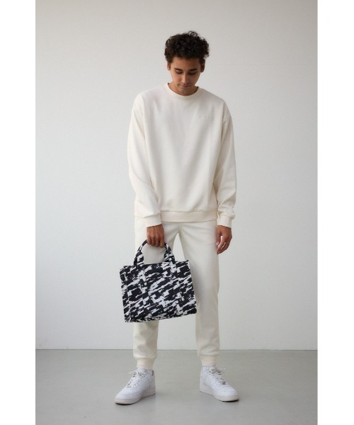 AZUL by moussy（アズールバイマウジー）の「スクエアミドルバッグ（トートバッグ・メンズ・ブラック/ホワイト系その他・FREE）」の5枚目の写真