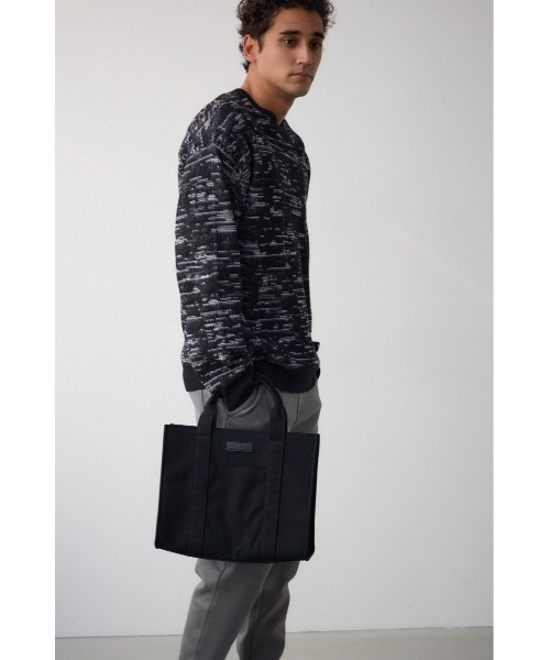 AZUL by moussy（アズールバイマウジー）の「スクエアミドルバッグ（トートバッグ・メンズ・ブラック/ホワイト系その他・FREE）」の11枚目の写真