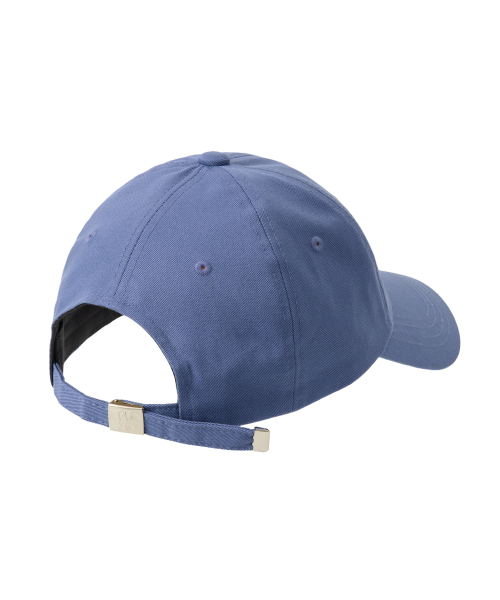 WOOALONG（ウアロン）の「Signature Logo ball cap - MID BLUE（キャップ・レディース・クリアブルー・MEDIUM/SMALL）」の2枚目の写真