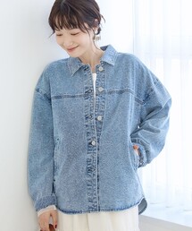 coen | ナッピングデニムシャツジャケット(デニムジャケット)
