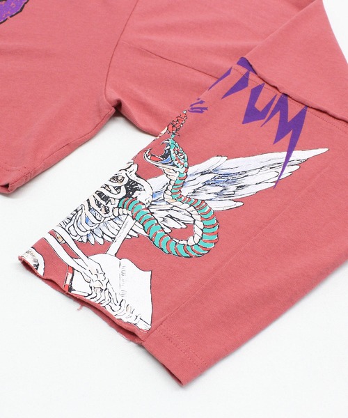 RNA(アールエヌエー)の「M2627 パッチワークリメイクショートロンT(Tシャツ/カットソー・レディース・ピンク/ホワイト/チャコール・MEDIUM)」の16枚目の写真