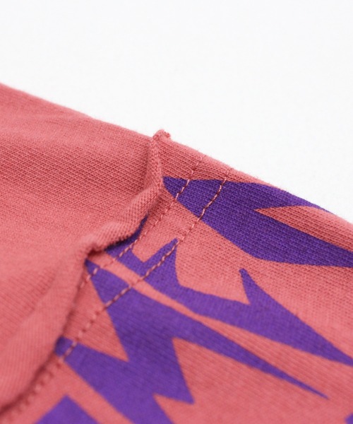 RNA(アールエヌエー)の「M2627 パッチワークリメイクショートロンT(Tシャツ/カットソー・レディース・ピンク/ホワイト/チャコール・MEDIUM)」の8枚目の写真