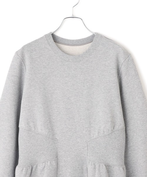 ADAM ET ROPE'（アダムエロペ）の「【WEB限定】ウエストリブスウェットワンピース（ワンピース・レディース・ブラック/グレー・FREE）」の19枚目の写真