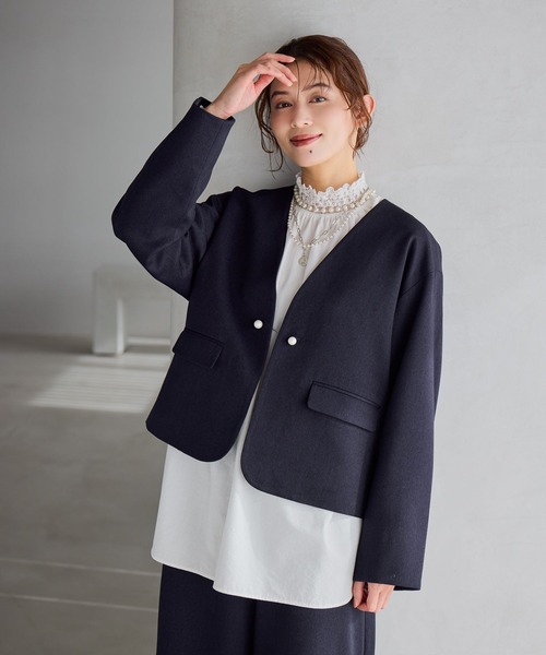 WEB限定】アイロンいらずジャケットセット《オケージョン2026SS