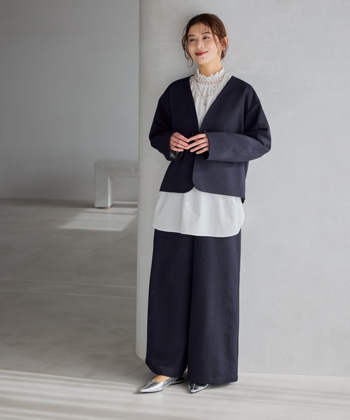 WEB限定】アイロンいらずジャケットセット《オケージョン2026SS