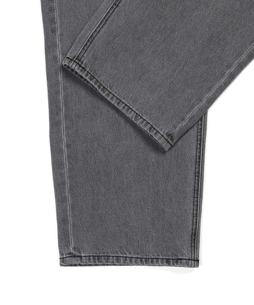 The DUFFER of ST.GEORGE(ザダファーオブセントジョージ)の「【WEB限定アイテム】STRAIGHT BAGGY JEANS:ブリーチ加工 ワイドストレート バギージーンズ(デニムパンツ・メンズ・ライトグレー・X-LARGE/LARGE/MEDIUM/SMALL)」の9枚目の写真