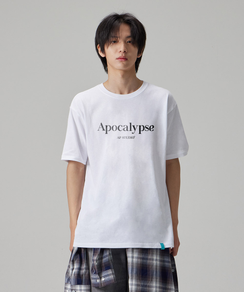 ASTRAL PROJECTION（アストラルプロジェクション）の「[アポカリプス]コットンルーズフィット半袖Tシャツ_ホワイト（Tシャツ/カットソー・メンズ・その他・M/L/XL/XXL）」の2枚目の写真